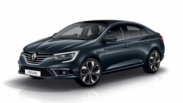 2017 Renault Megane Intens sedan grey front