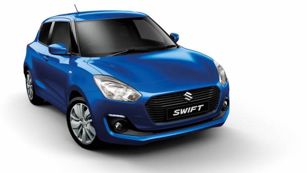 2017 Suzuki Swift GL Navigator blue front