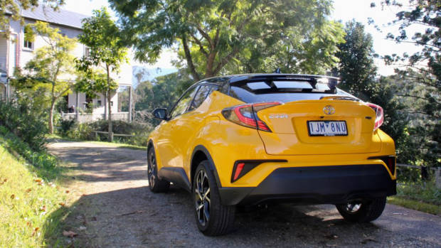 2017 Toyota C-HR Koba yellow rear