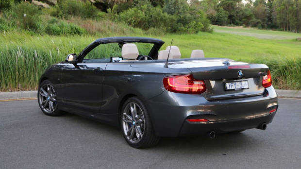 2017 BMW M240i Convertible Mineral Grey Rear End