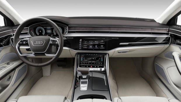 2018 Audi A8 light interior