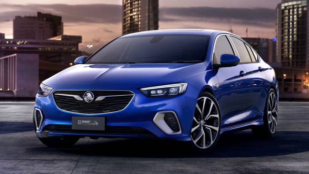 2018 Holden Commodore VXR Blue Front End