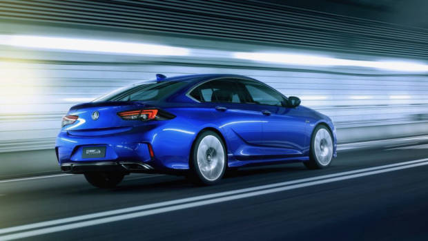 2018 Holden Commodore VXR Blue Rear End