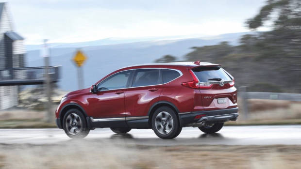 2018 Honda CR-V Passion Red side profile