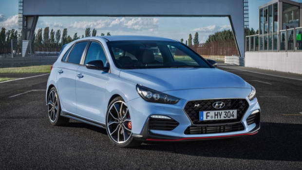 2018 Hyundai i30 N Performance Blue Front End – Chasing Cars