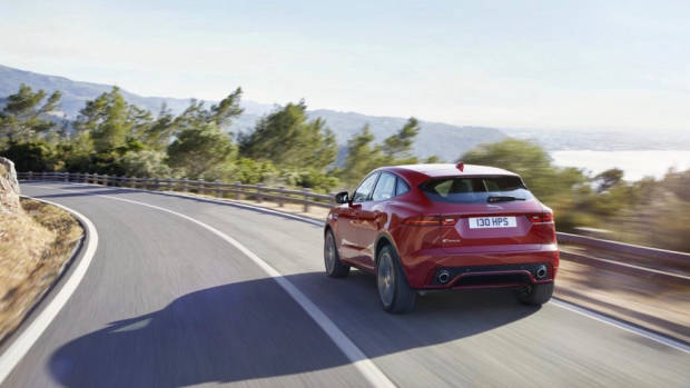 2018 Jaguar E-Pace Red Rear End – Chasing Cars