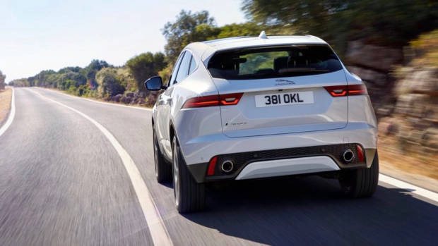 2018 Jaguar E-Pace White Rear End – Chasing Cars