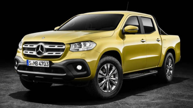 2018 Mercedes-Benz X-Class yellow front