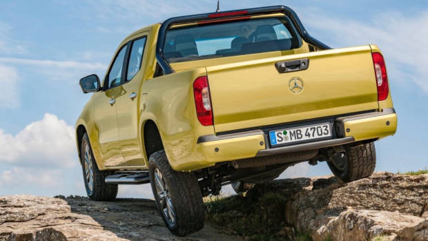 2018 Mercedes-Benz X-Class yellow rear