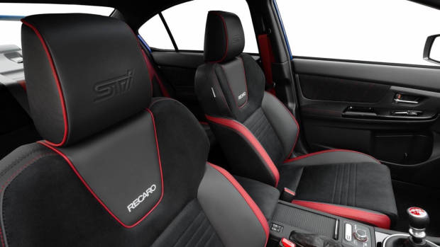 2018 Subaru WRX STI spec.R Recaro seats