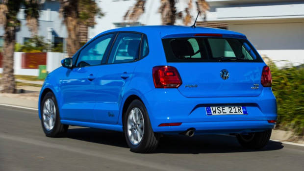 2017 Volkswagen Polo Urban Cornflower Blue Rear End
