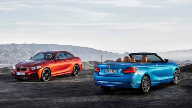 2018 BMW 2 Series coupe and convertible