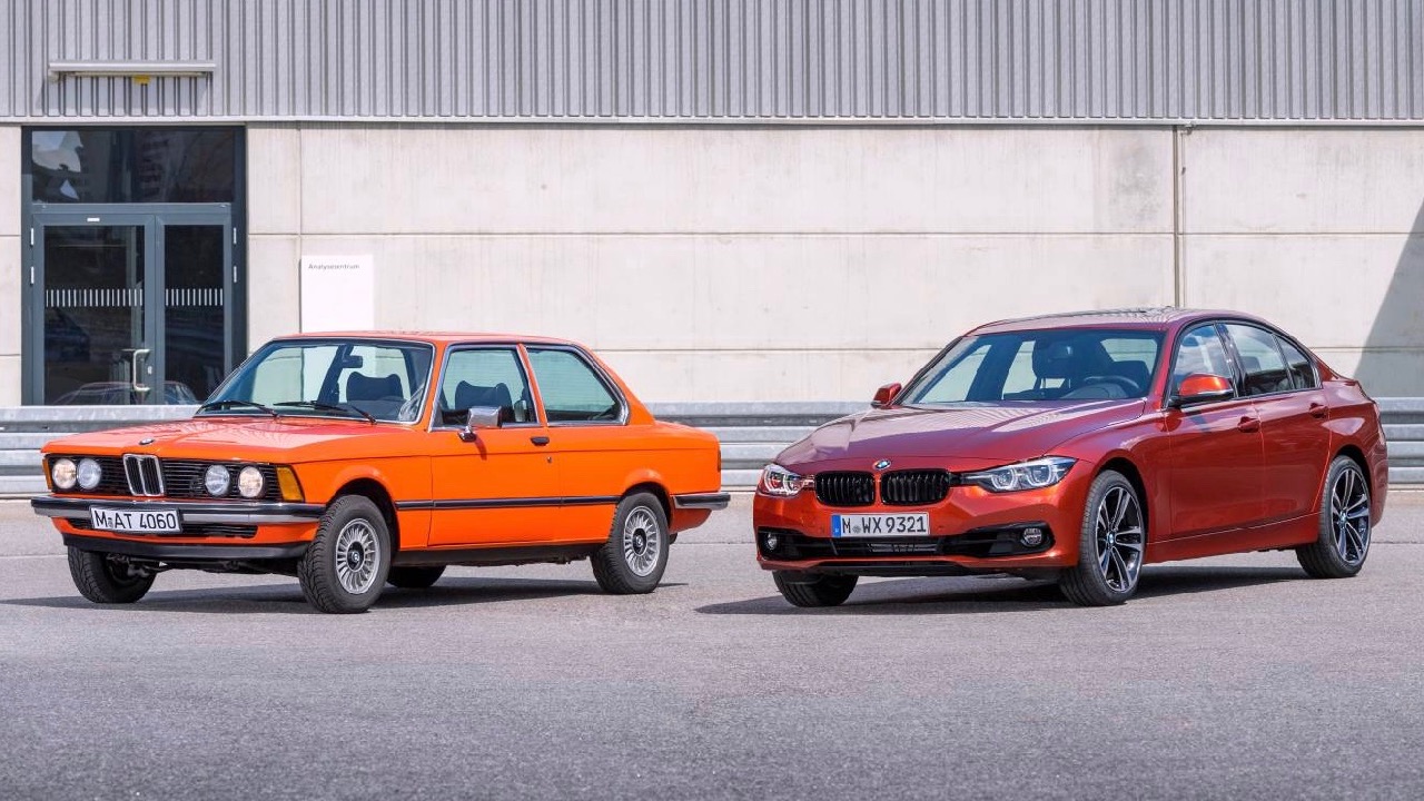 2018 BMW 3 Series Sunset Orange front stationary