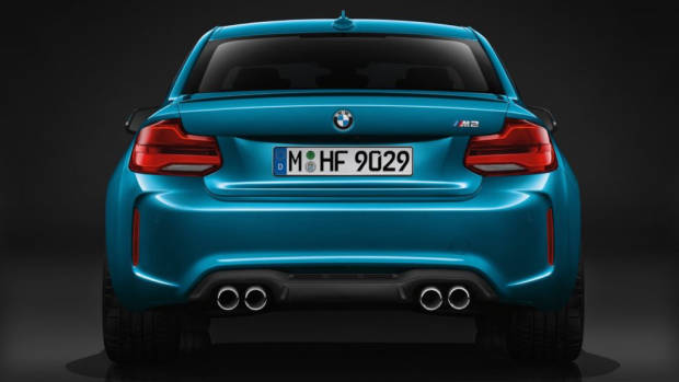 2018 BMW M2 LCI Long Beach Blue Rear End
