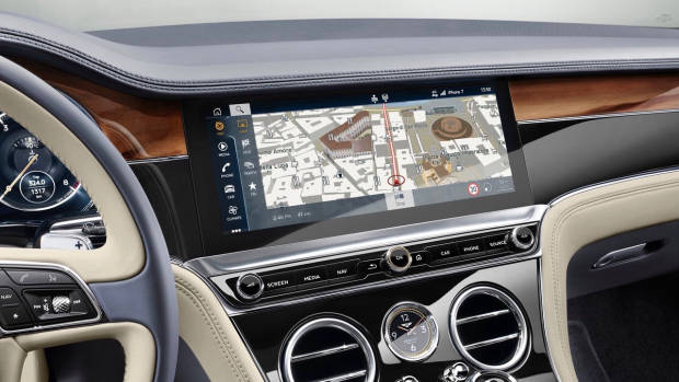 2018 Bentley Continental GT interior detail