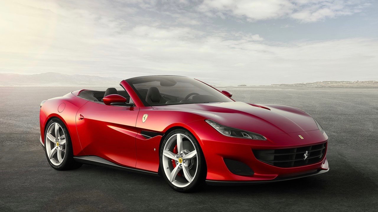 2018 Ferrari Portofino red front side