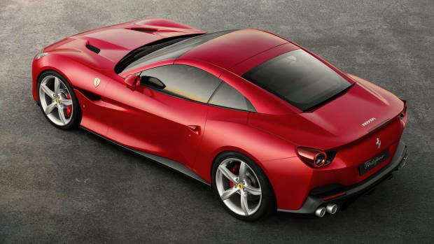 2018 Ferrari Portofino red rear