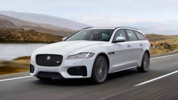 2018 Jaguar XF Sportbrake White Front End