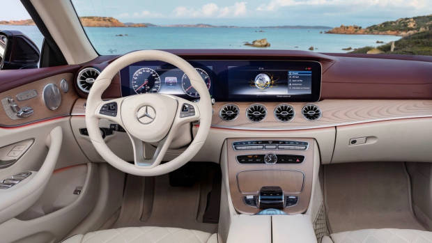2018 Mercedes-Benz E-Class cabriolet dashboard