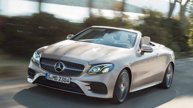 2018 Mercedes-Benz E-Class cabriolet front right