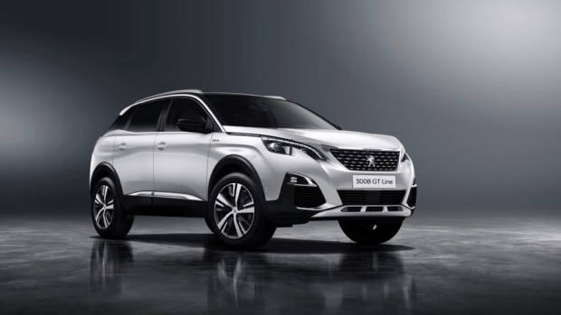 2018 Peugeot 3008 White Front End