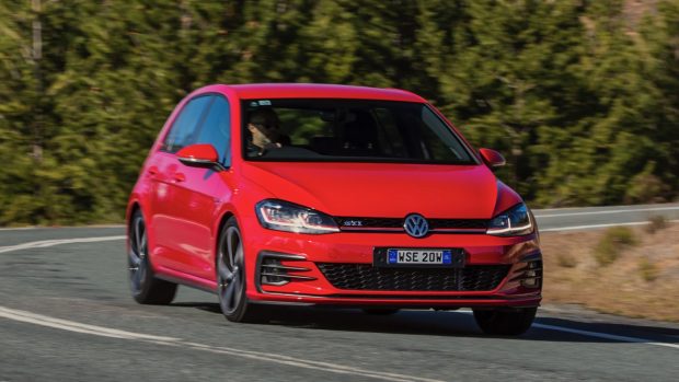 2018 Volkswagen Golf GTI Mk 7.5 Tornado Red Front End Driving