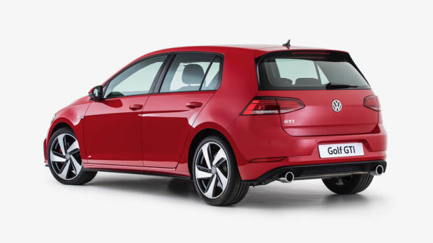 2018 Volkswagen Golf GTI Mk 7.5 Tornado Red Rear End Driving