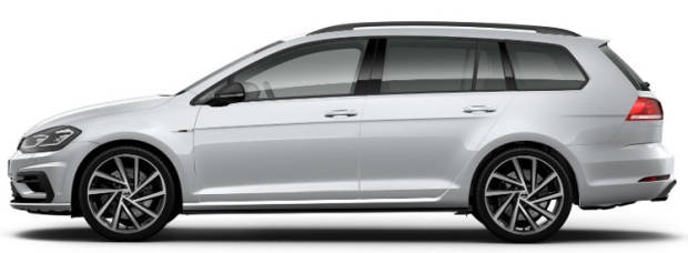 2018 Volkswagen Golf R Grid Wagon White