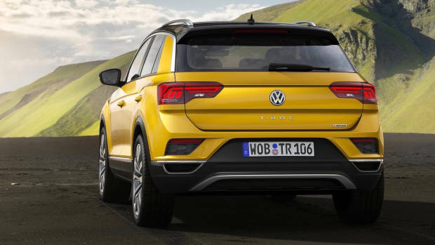 2018 Volkswagen T-Roc Tumeric rear