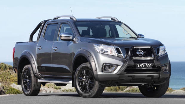 Nissan Navara N-Sport Black Edition grey front static cover