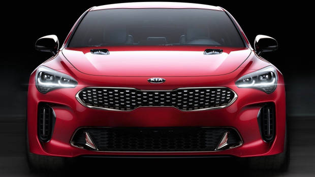 2017 Kia Stinger GT red front
