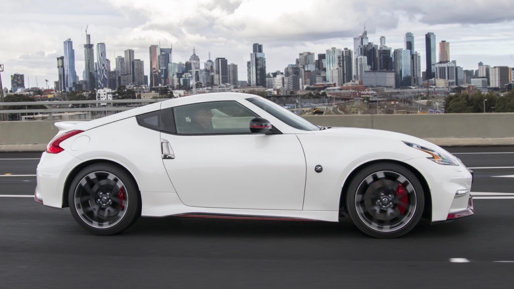 2017 Nissan 370Z NISMO Shiro White Side Profile