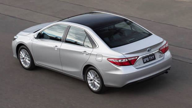 2017 Toyota Camry Commemorative Edition silver rear