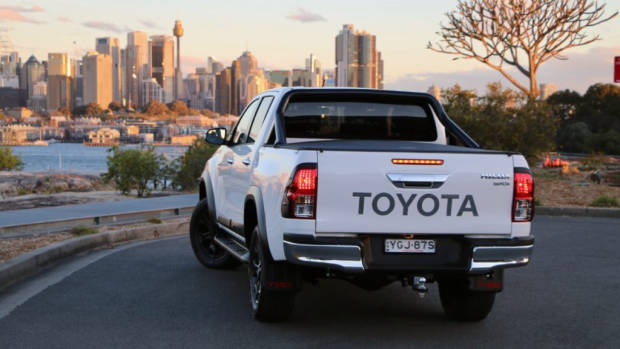 2017 Toyota HiLux TRD Crystal Pearl Rear End