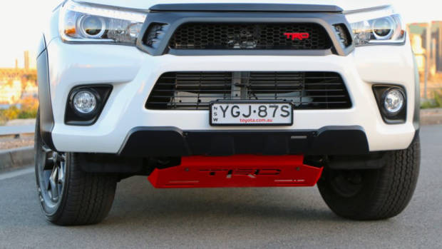 2017 Toyota HiLux TRD Red Front Bash Plate