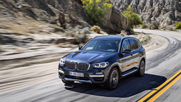 2018 BMW X3 grey front