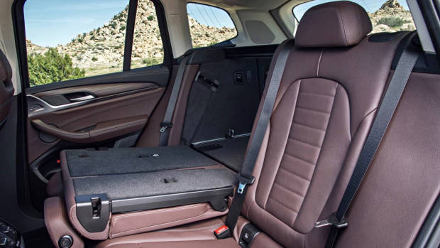 2018 BMW X3 rear seat
