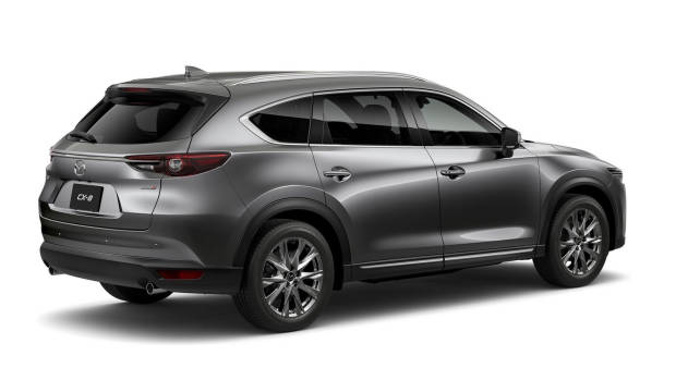 2018 Mazda CX-8 grey rear side