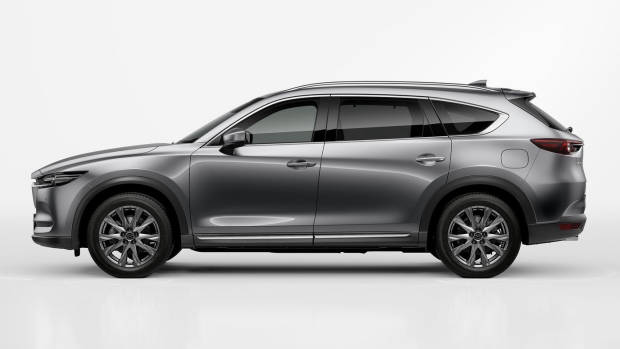 2018 Mazda CX-8 grey side
