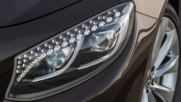 2018 Mercedes-AMG S-Class cabriolet brown headlight