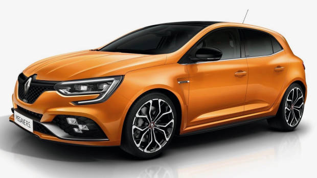2018 Renault Megane RS Tonic Orange front side