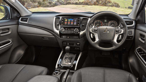 2017 Mitsubishi Triton Exceed Black Leather Interior