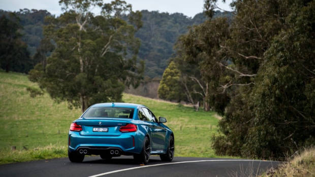 2018 BMW M2 LCI Long Beach Blue Rear End