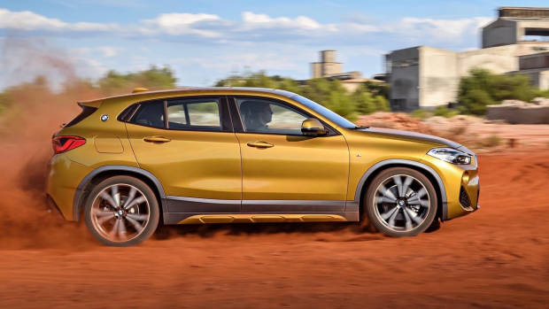 2018 BMW X2 M Sport X rear side 3/4