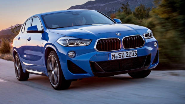 2018 BMW X2 M Sport blue front