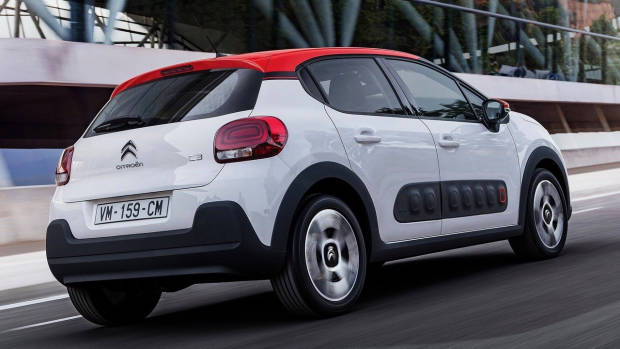 2018 Citroen C3 white rear