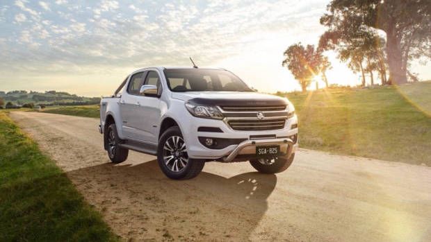 2018 Holden Colorado Storm white front