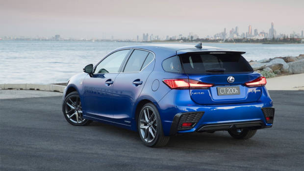 2018 Lexus CT F Sport blue rear
