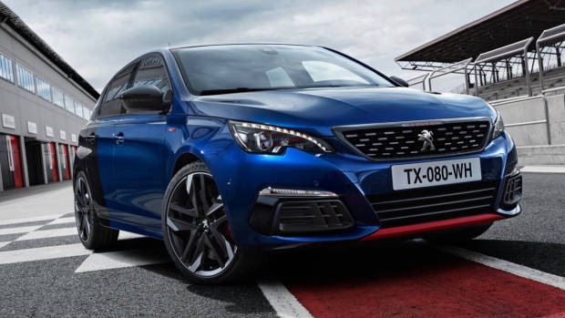 2018 Peugeot 308 GTi front 3/4