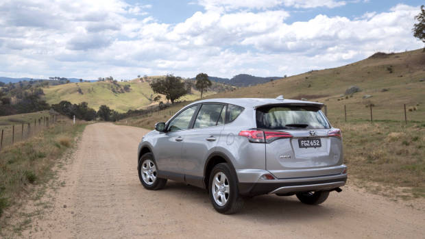 2018 Toyota RAV4 GX silver rear